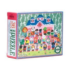 Eeboo Yumi's Mini Yapboz 36 Parça - School Pictures