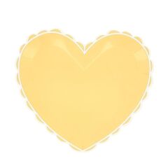 Meri Meri - Pastel Ton Kalp Tabaklar (L) (8'Li)