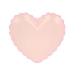 Meri Meri - Pastel Renk Kalp Tabaklar (8'Li)