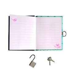 Eeboo Victoria Mini Kilitli Günlük - Peacock