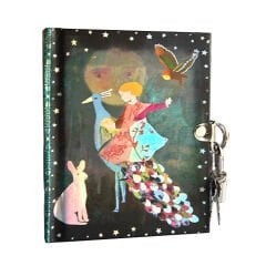 Eeboo Victoria Mini Kilitli Günlük - Peacock