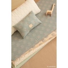 Nobodinoz Laurel Yastık, Beyaz Gatsby & Mint