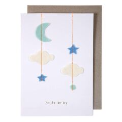 Meri Meri - Hello Baby Tebrik Kartı