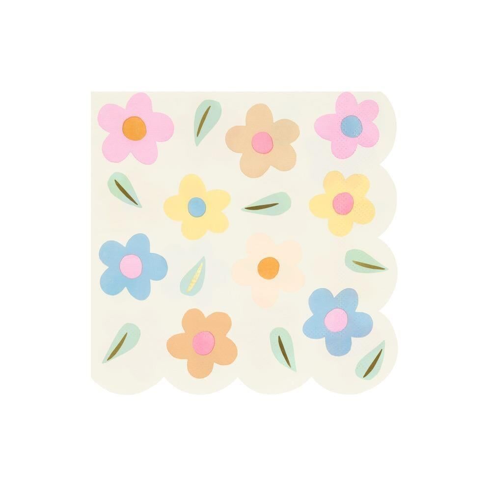 Meri Meri - Mutlu Çiçekler Peçeteler (16'Lı)