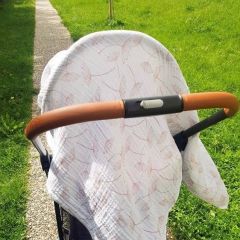 MAMA YOYO ORGANİK MÜSLİN ÖRTÜ, KARAHİNDİBAĞ (120X120)