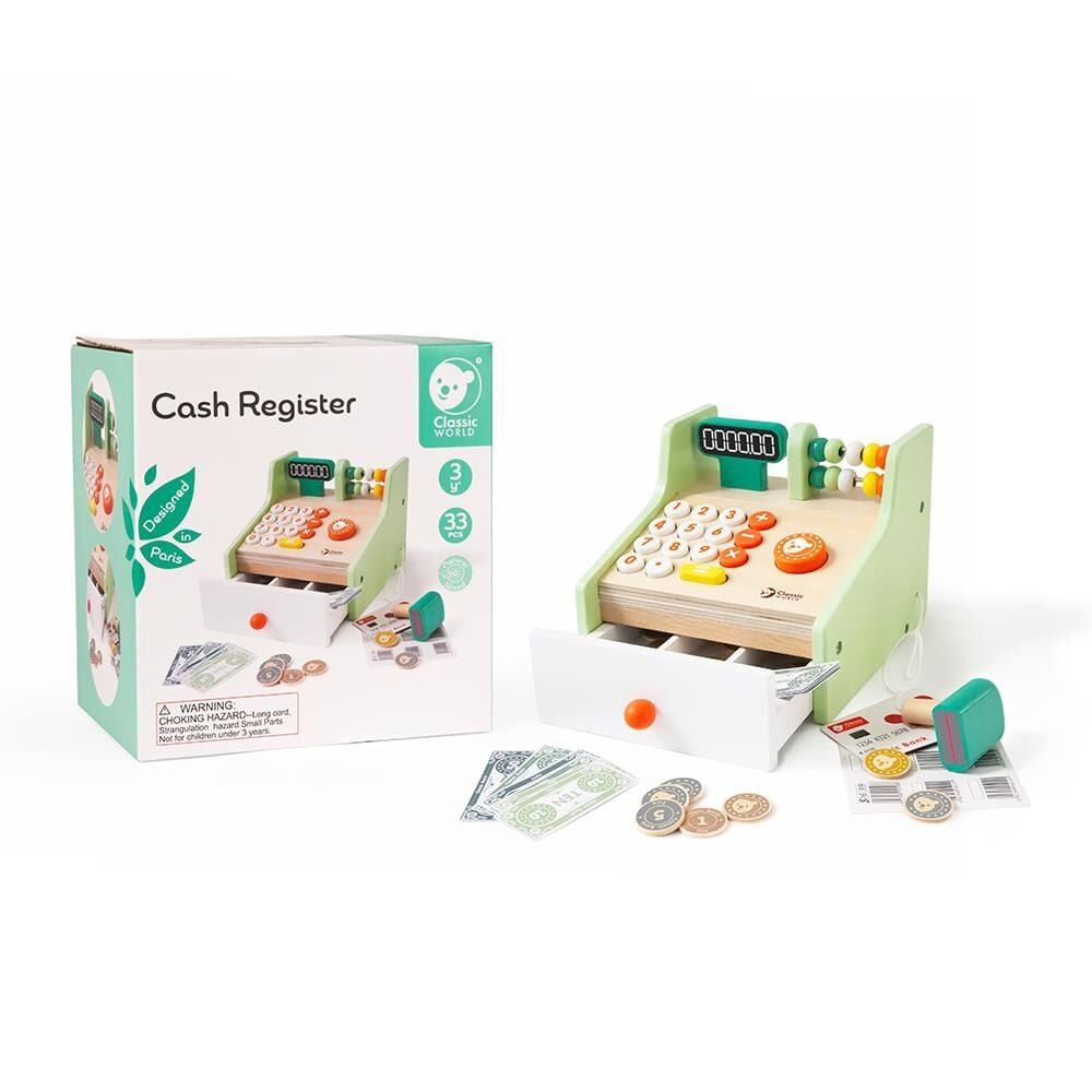 Classic World Ahşap Yazar Kasa