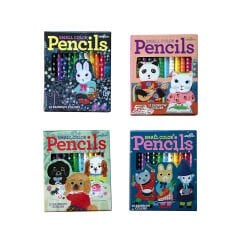 Eeboo Yumi 12'li Mini Kuru Boya Kalemi - Cat