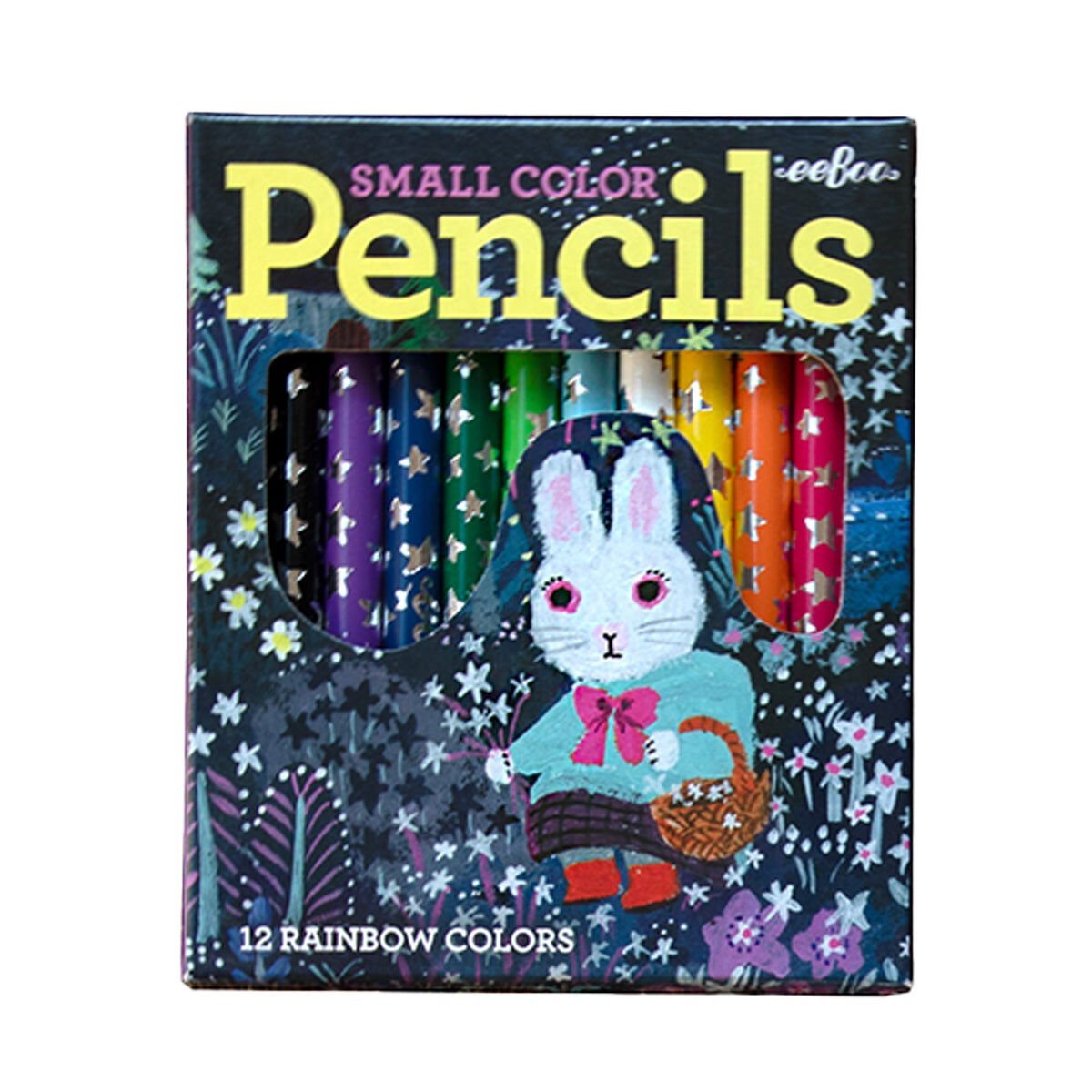 Eeboo Yumi 12'li Mini Kuru Boya Kalemi - Bunny