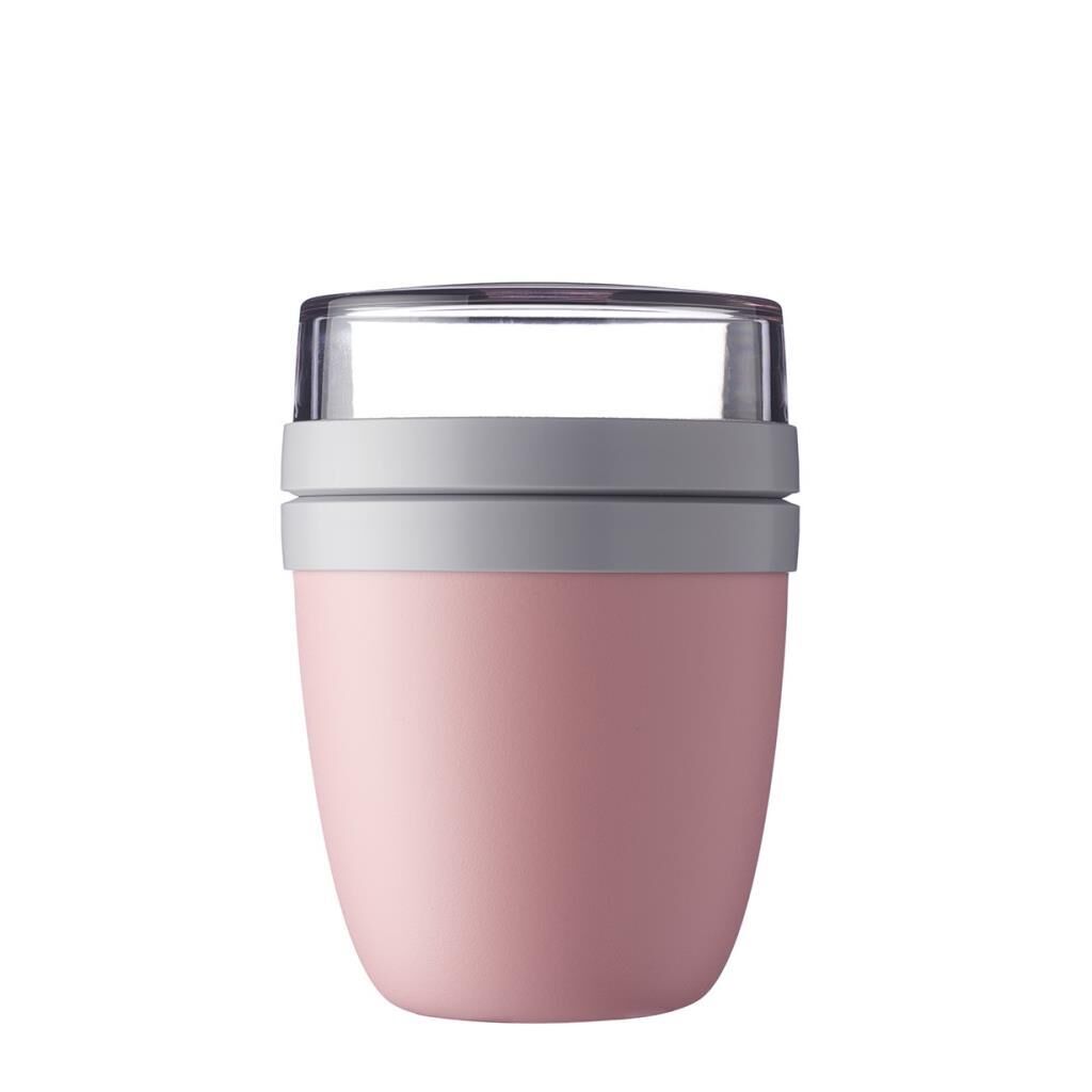 Mepal Lunch Pot Ellipse Yemek Kabı, Nordic Pink (500 ml)