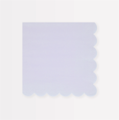 Meri Meri - Periwinkle Large Napkins - Menekşe Rengi Peçeteler (L) (X16)