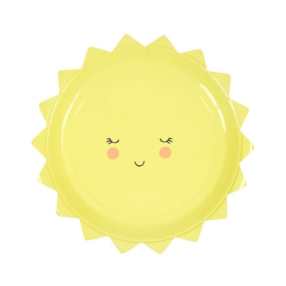 Meri Meri - Happy Sun Plates - Güneş Tabak - S