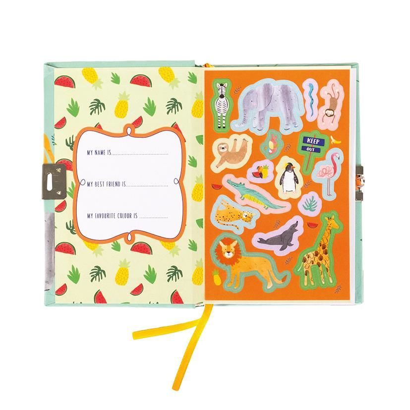 Etichetta Bagaglio Grande Floss And Rock - Design Jungle, Con Cinturino Regolabile - 3