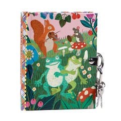 Eeboo Victoria Mini Kilitli Günlük - Woodland