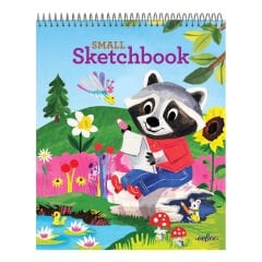Eeboo Woodland Friends Small Sketchbook - Racoon