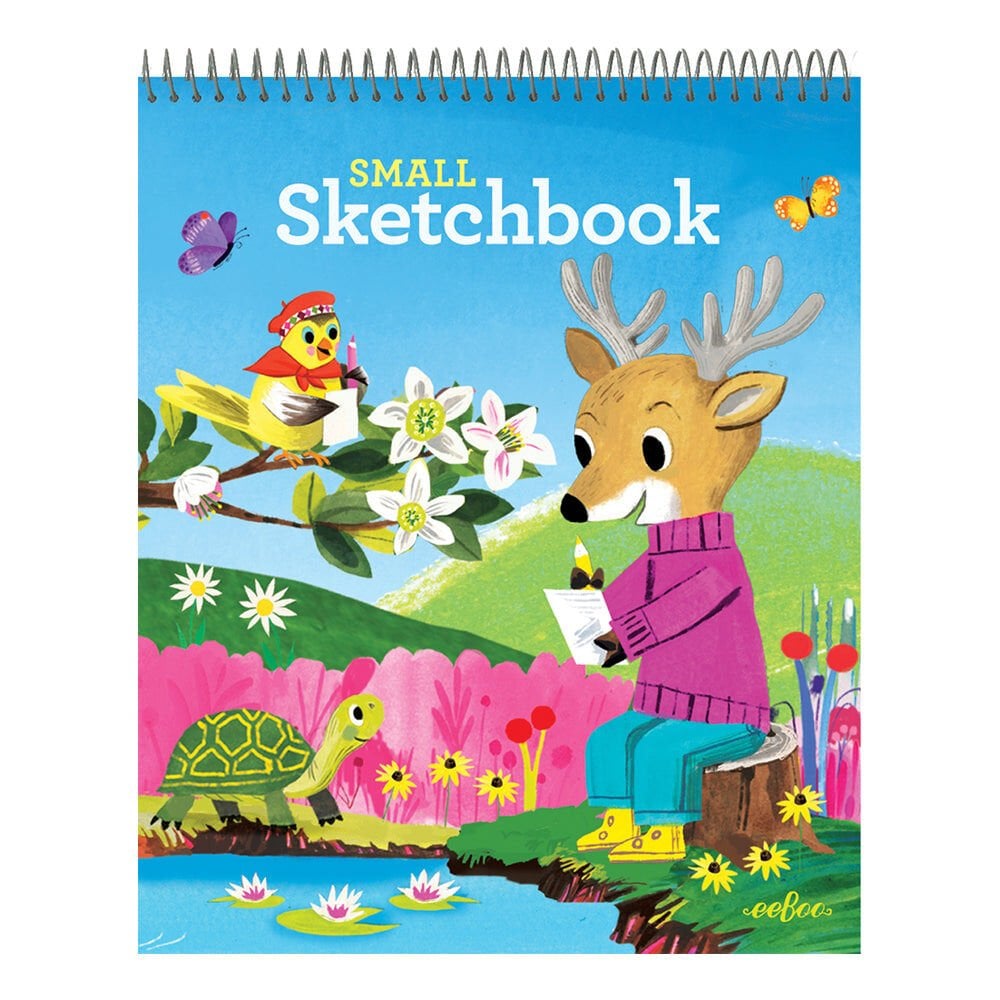 Eeboo Woodland Friends Small Sketchbook - Deer