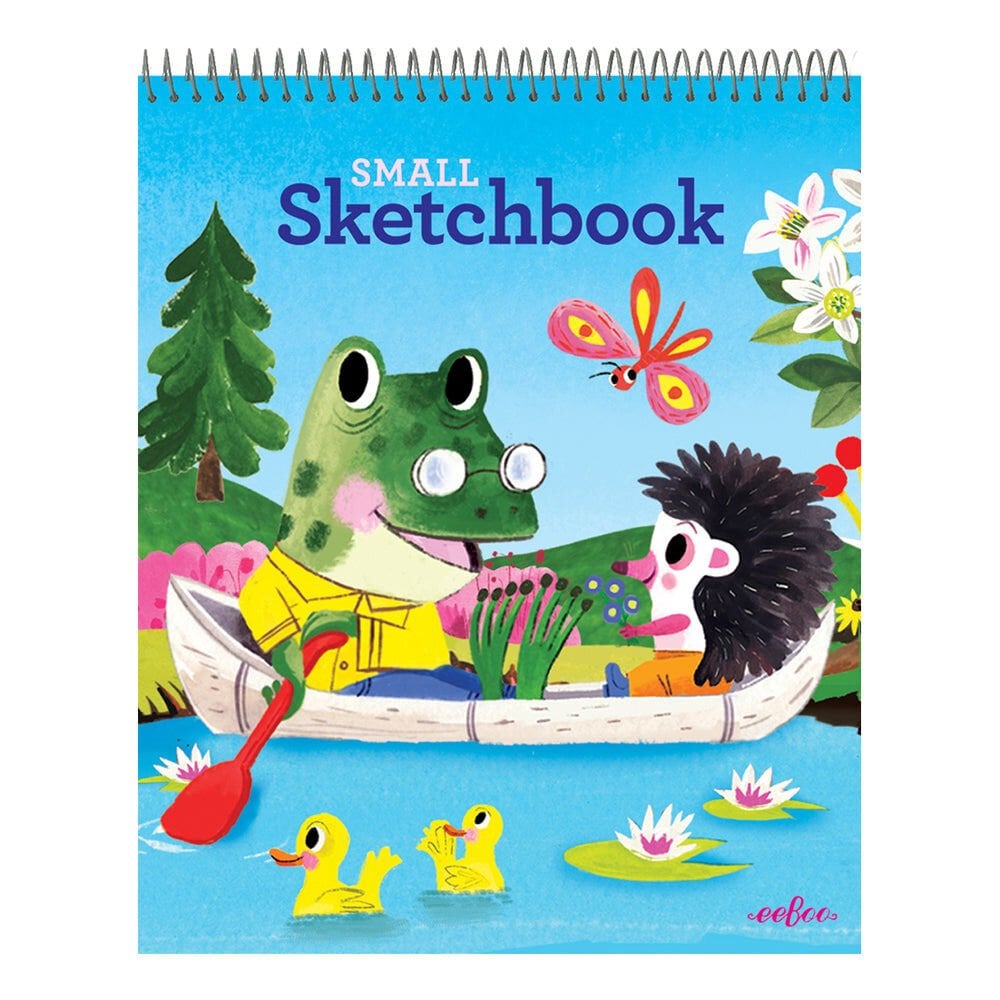 Eeboo Woodland Friends Small Sketchbook - Frog