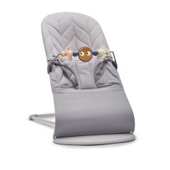 BabyBjörn Pastel Oyuncaklı Bliss Ana Kucağı Petal Woven Grey