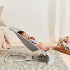 BabyBjörn Pastel Oyuncaklı Bliss Ana Kucağı Petal Woven Grey