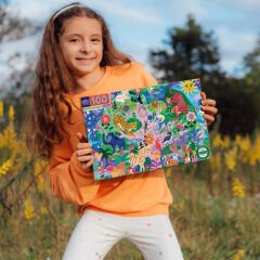 Eeboo 100 Parça Yapboz - Tree of Wildlife