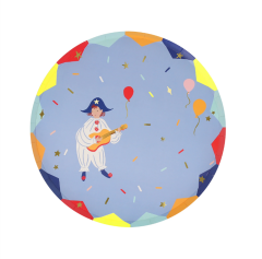 Meri Meri - Circus Side Plates - Sirk Tabaklar (M) (X8)