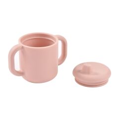 Beaba 2 Kulplu Silikon Öğrenme Suluğu, Cotton Candy