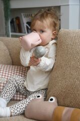 Beaba 2 Kulplu Silikon Öğrenme Suluğu, Cotton Candy