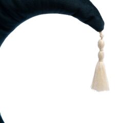 Nobodinoz Pierrot Kadife Ay Yastık, Gece Mavisi