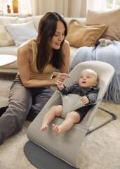 BabyBjörn Balance Soft Woven Jersey Üçlü Kumaş / Sand Grey