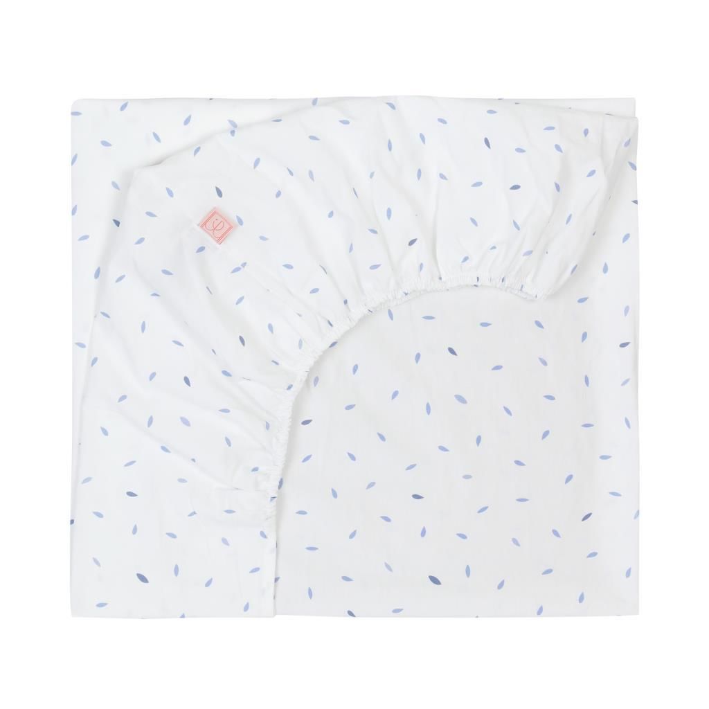 Jera Mini Tek Kişilik Lastikli Çarşaf, Damla