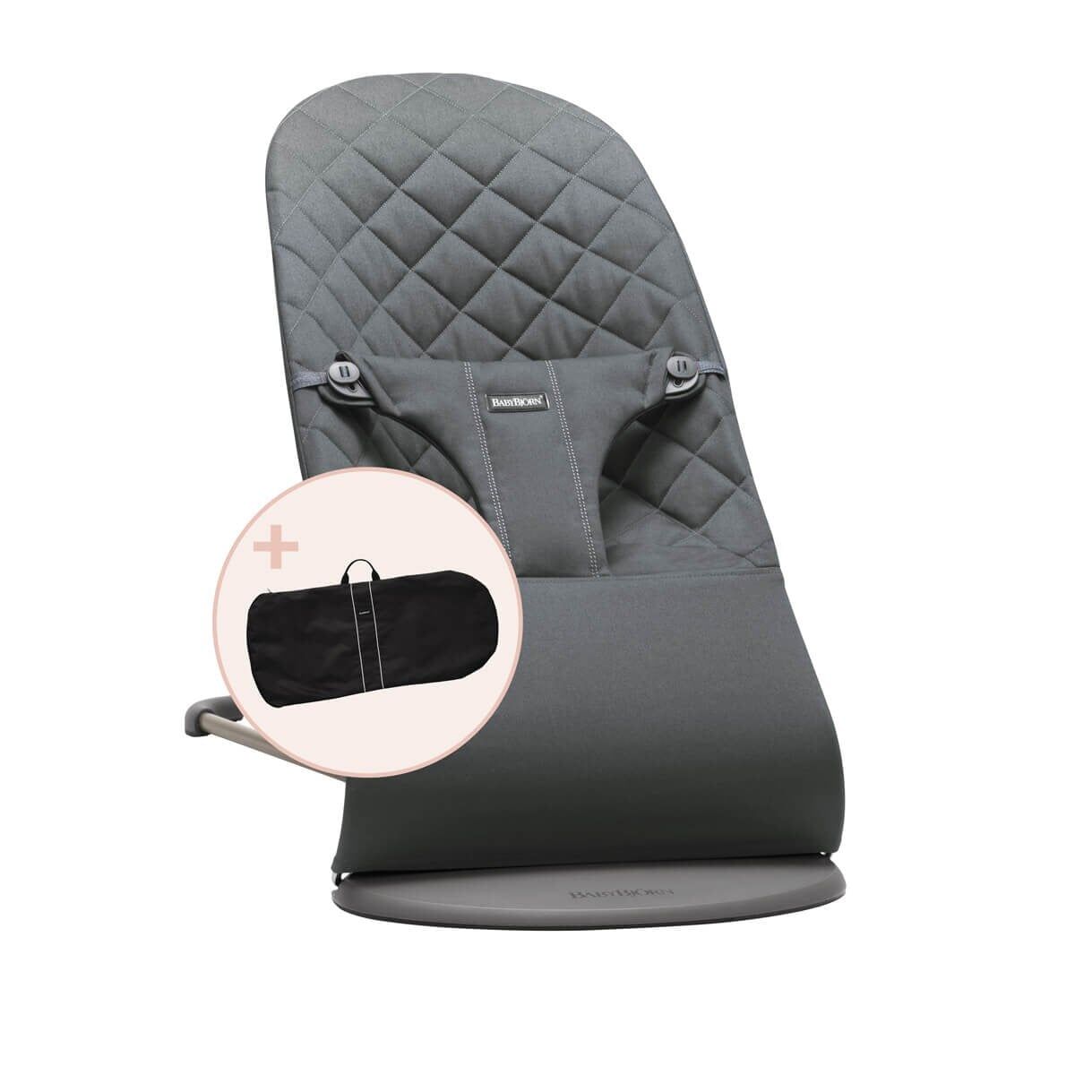 BabyBjörn Bliss Ana Kucağı Woven Anthracite & Taşıma Çantası