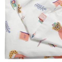 Jera Mini Tek Kişilik Lastikli Çarşaf, Yazar Leopar