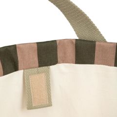 Nobodinoz Majestic Oyuncak Sepeti, Green Taupe Stripes