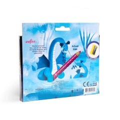 Eeboo 12'li Büyük Kuru Boya Kalemi - Magical Creatures