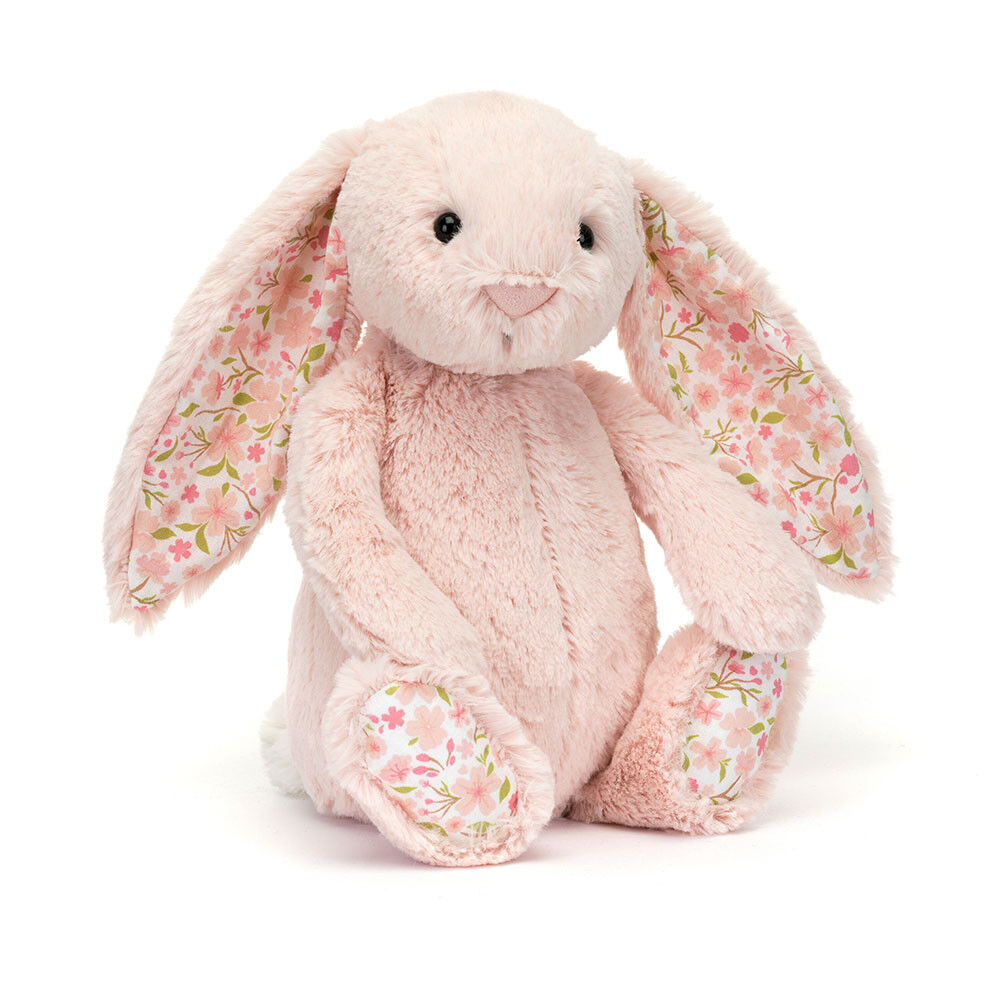 Jellycat Tavşan Uyku Arkadaşı, Çiçekli Pudra (Orta)