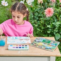 Eeboo Teneke Kutulu 12'li Suluboya - Dinosaur