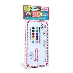 Eeboo Teneke Kutulu 12'li Suluboya - Butterflies