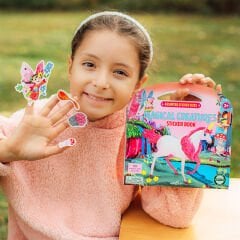 Eeboo Shiny Sticker Kitabı - Magical Creatures