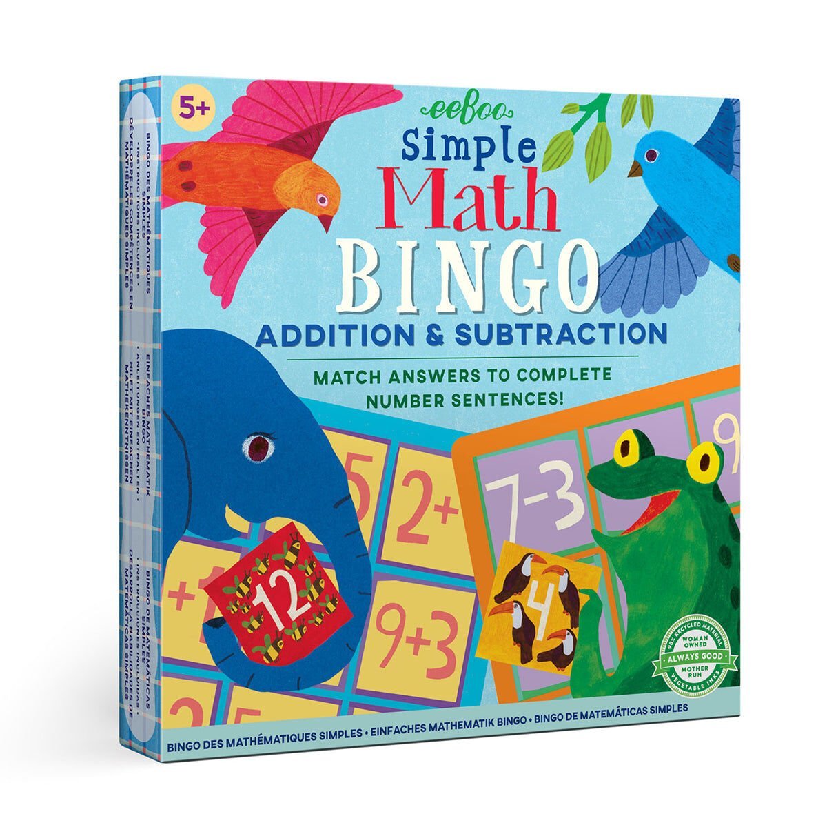 Eeboo Simple Math Bingo