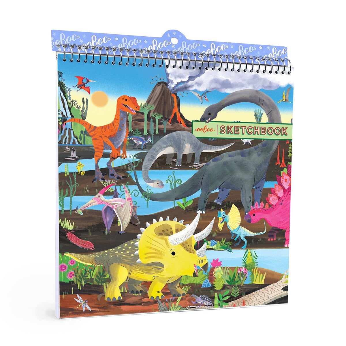 Eeboo Telli Sketchbook - Dinosaur