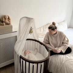 Stokke Sleepi Mini V3 Anne Yanı Beşiği, Warm Brown