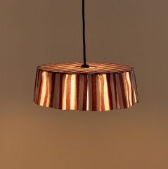 Vibes Aydınlatma Şapkası, 40cm çap, Maroon Stripes