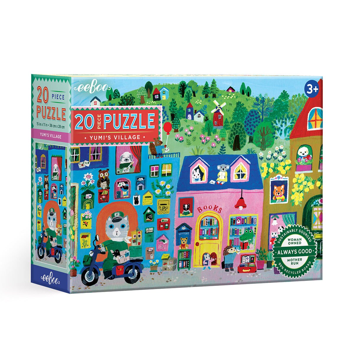 Eeboo 20 Parça Yapboz - Yumi's Village