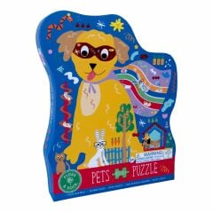 FLOSS & ROCK 40 Parça “Kahraman Köpek” Şekilli Yap-Boz / Pets *YENİ*