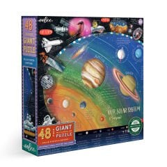 Eeboo 48 Parça Büyük Yapboz - Solar System & Beyond