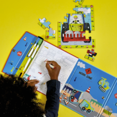 FLOSS & ROCK Mıknatıslı Çoklu Oyun Seti / Construction