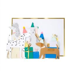 Meri Meri - Dog Concertina Card - Köpek Tebrik Kartı