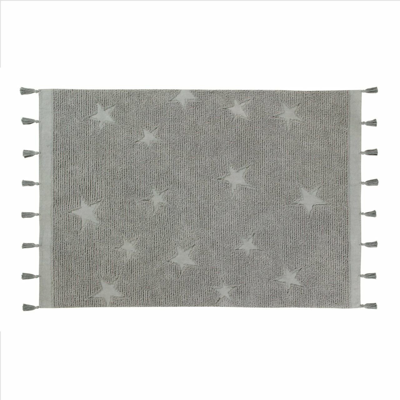 Hippy Stars Gri Çocuk Odası Kilimi