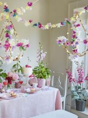 Meri Meri - Lilac Blossom Garland - Lila Çiçekli Asılan Süs