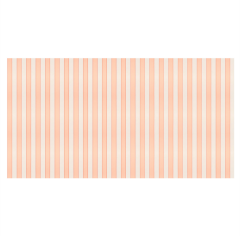 Meri Meri - Peach Stripe Tablecloth - Şeftali Tonlu Çizgili Kağıt Masa Örtüsü