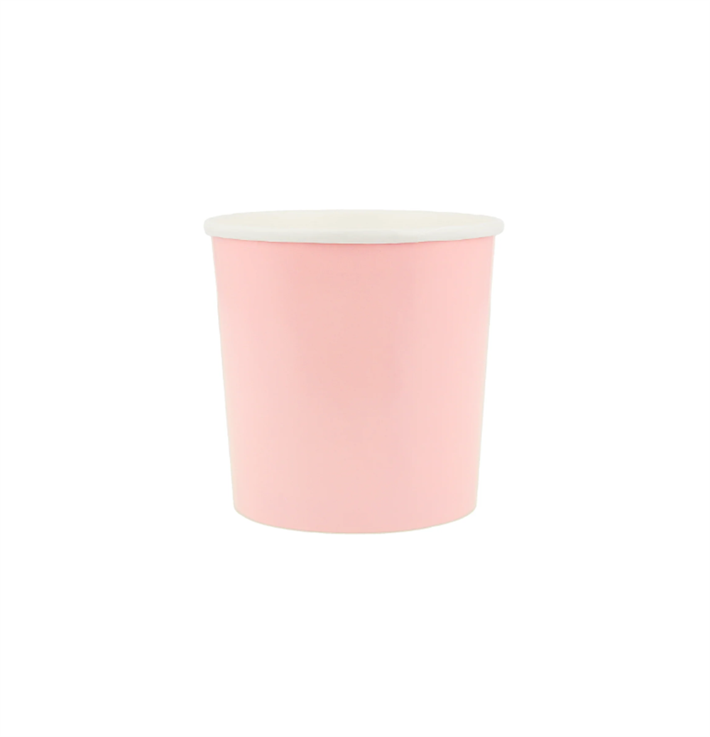Meri Meri - Cotton Candy Pink Cups - Pamuk Şeker Pembesi Bardaklar (X8)